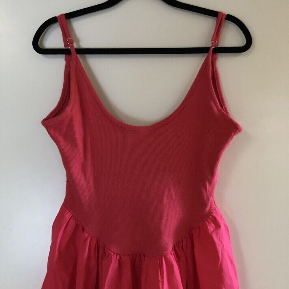 Free People Dylan Midi Open Back Dress Miami Beet Pink Size Small - Picture 5 of 9